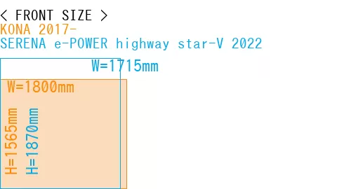 #KONA 2017- + SERENA e-POWER highway star-V 2022